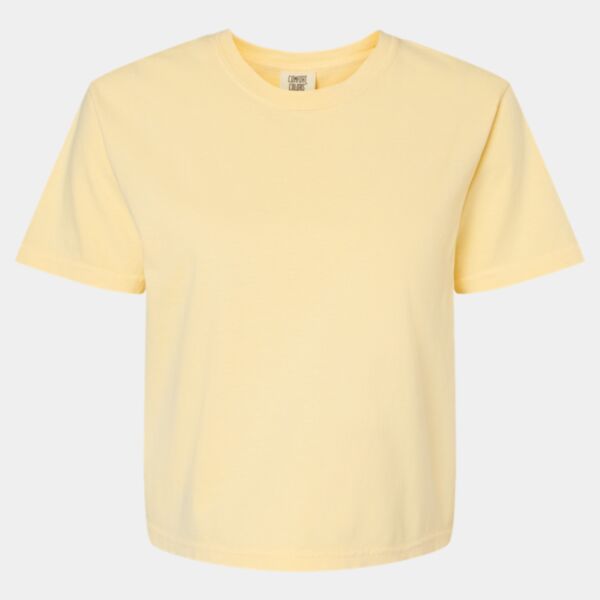 Women's Garment-Dyed Heavyweight Boxy T-Shirt Thumbnail