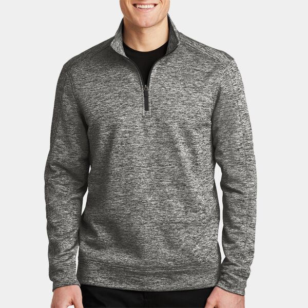 PosiCharge ® Electric Heather Fleece 1/4 Zip Pullover Thumbnail