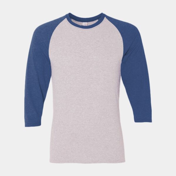 Unisex Triblend Three-Quarter Raglan Baseball T-Shirt Thumbnail