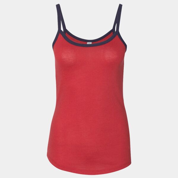 Women’s Vintage Jersey Ringer Cami Tank Thumbnail