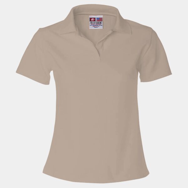 Women's USA-Made V-Neck Polo Thumbnail