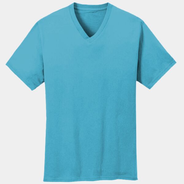 Port & Company Core Cotton V Neck Tee Thumbnail