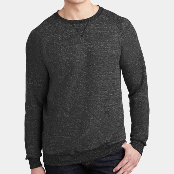 JERZEES - Snow Heather French Terry Crewneck Sweatshirt Thumbnail