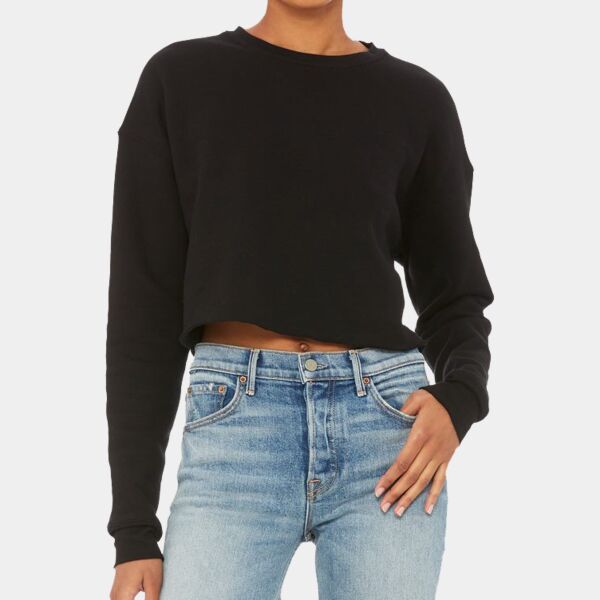 Bella + Canvas - Women's Crop Crew Fleece Thumbnail