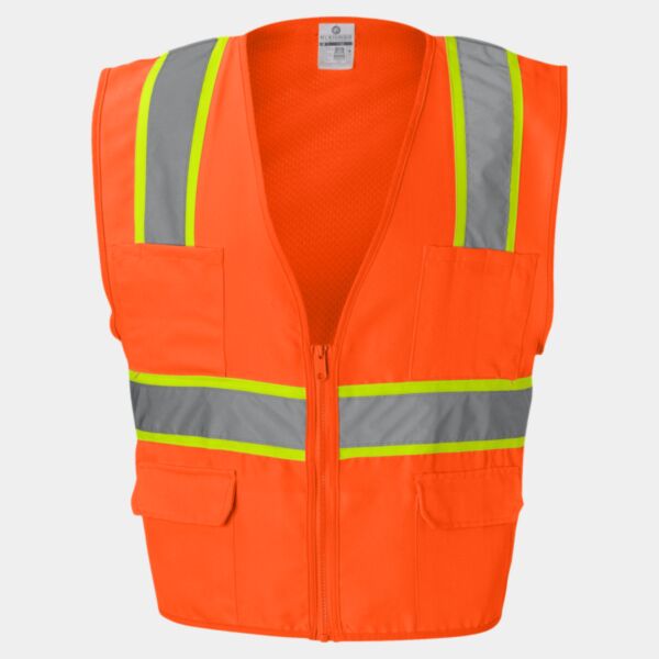 Solid Front Vest with Mesh Back Thumbnail