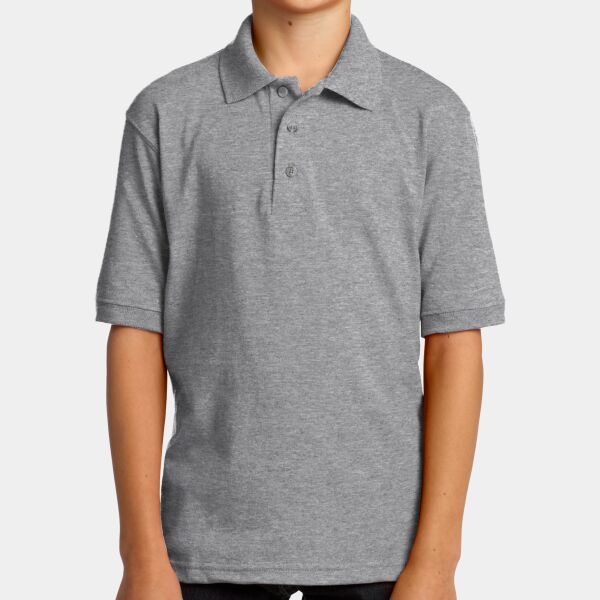 Port & Company - Youth Core Blend Jersey Knit Polo Thumbnail