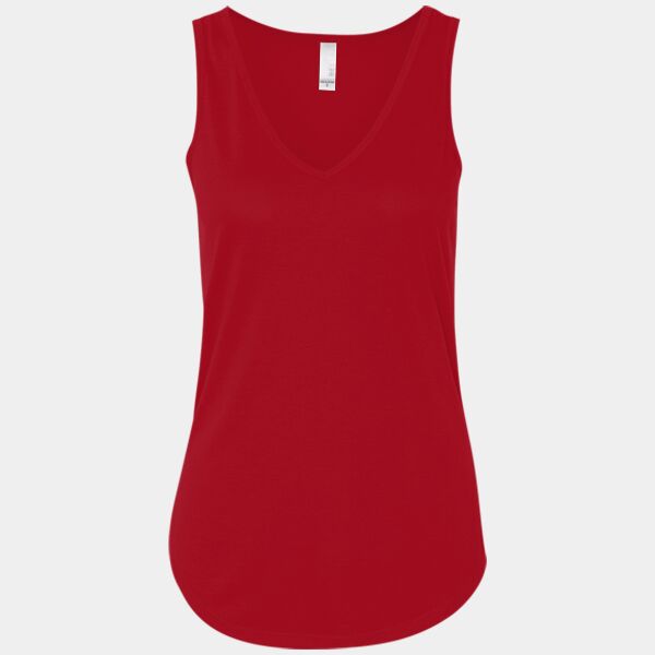 Women's Flowy V-neck Tank Thumbnail