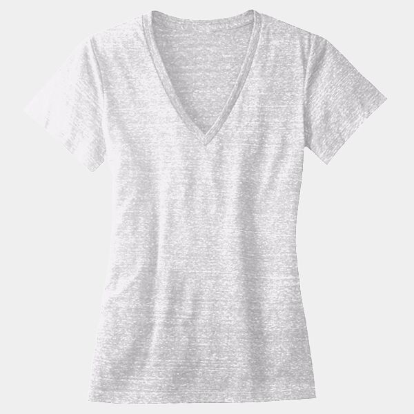 Women's Triblend Deep V-neck Tee Thumbnail
