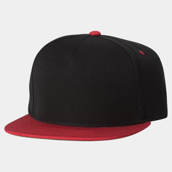 Five-Panel Wool Blend Snapback Cap Thumbnail