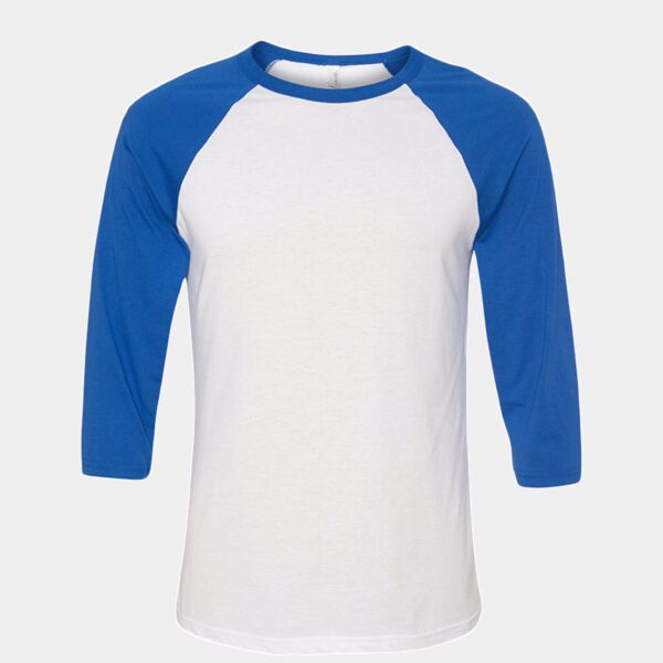 Unisex Three-Quarter Sleeve Baseball T-Shirt Thumbnail