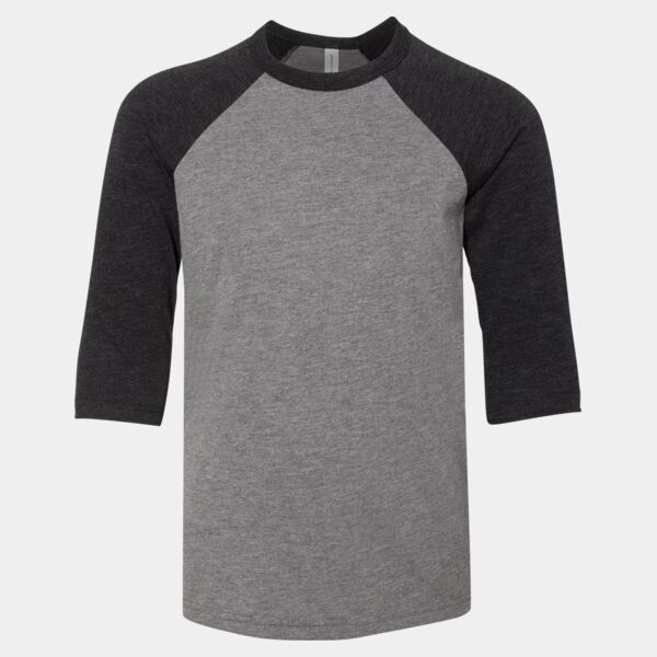 Youth Three-Quarter Sleeve Baseball Tee Thumbnail