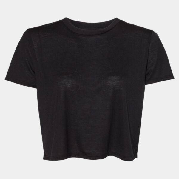 Bella + Canvas Women's Flowy Cropped Tee Thumbnail