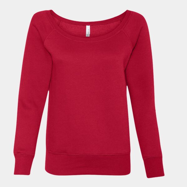 Women's Sponge Fleece Wideneck Sweatshirt Thumbnail