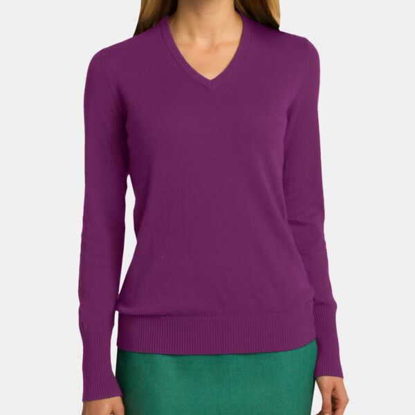 Ladies V Neck Sweater Thumbnail