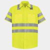 High Visibility Safety Short Sleeve Work Shirt Thumbnail