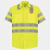 High Visibility Safety Short Sleeve Work Shirt Thumbnail