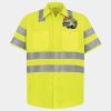 High Visibility Safety Short Sleeve Work Shirt Thumbnail