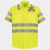 High Visibility Safety Short Sleeve Work Shirt Thumbnail