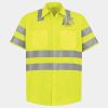 High Visibility Safety Short Sleeve Work Shirt Thumbnail