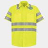 High Visibility Safety Short Sleeve Work Shirt Thumbnail