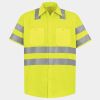 High Visibility Safety Short Sleeve Work Shirt Thumbnail