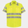 High Visibility Safety Short Sleeve Work Shirt Thumbnail