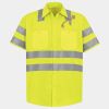 High Visibility Safety Short Sleeve Work Shirt Thumbnail