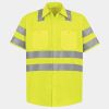 High Visibility Safety Short Sleeve Work Shirt Thumbnail