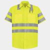 High Visibility Safety Short Sleeve Work Shirt Thumbnail