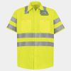 High Visibility Safety Short Sleeve Work Shirt Thumbnail