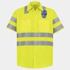 High Visibility Safety Short Sleeve Work Shirt Thumbnail