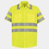 High Visibility Safety Short Sleeve Work Shirt Thumbnail