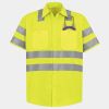 High Visibility Safety Short Sleeve Work Shirt Thumbnail