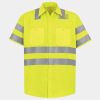 High Visibility Safety Short Sleeve Work Shirt Thumbnail
