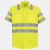 High Visibility Safety Short Sleeve Work Shirt Thumbnail