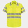 High Visibility Safety Short Sleeve Work Shirt Thumbnail