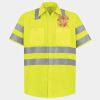 High Visibility Safety Short Sleeve Work Shirt Thumbnail