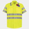 High Visibility Safety Short Sleeve Work Shirt Thumbnail