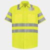 High Visibility Safety Short Sleeve Work Shirt Thumbnail