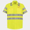 High Visibility Safety Short Sleeve Work Shirt Thumbnail