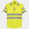 High Visibility Safety Short Sleeve Work Shirt Thumbnail